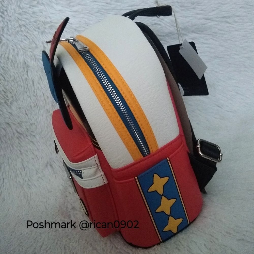 Disney Loungefly Pinocchio Mini Backpack & Wallet - Picture 3 of 8